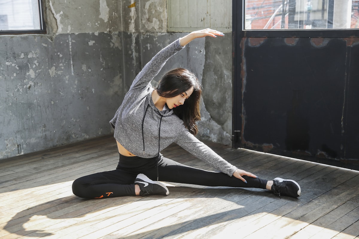 Stretching per gambe leggere